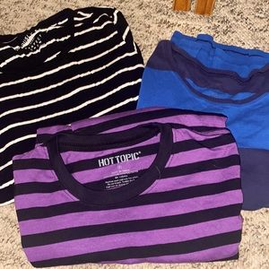 Long sleeve striped t-shirts